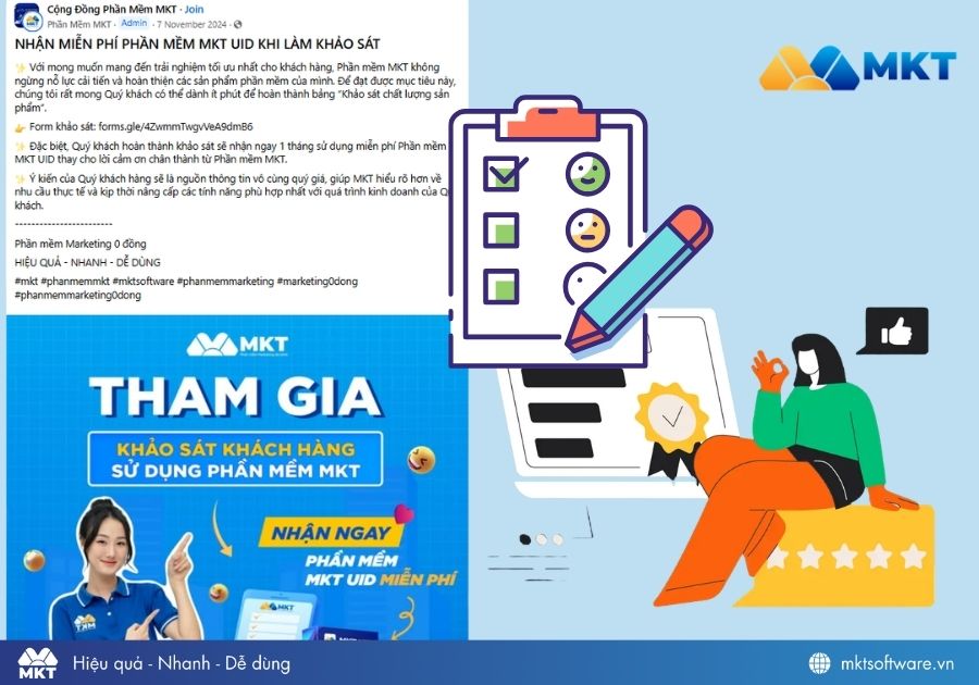 Lấy data từ các khảo sát trực tuyến