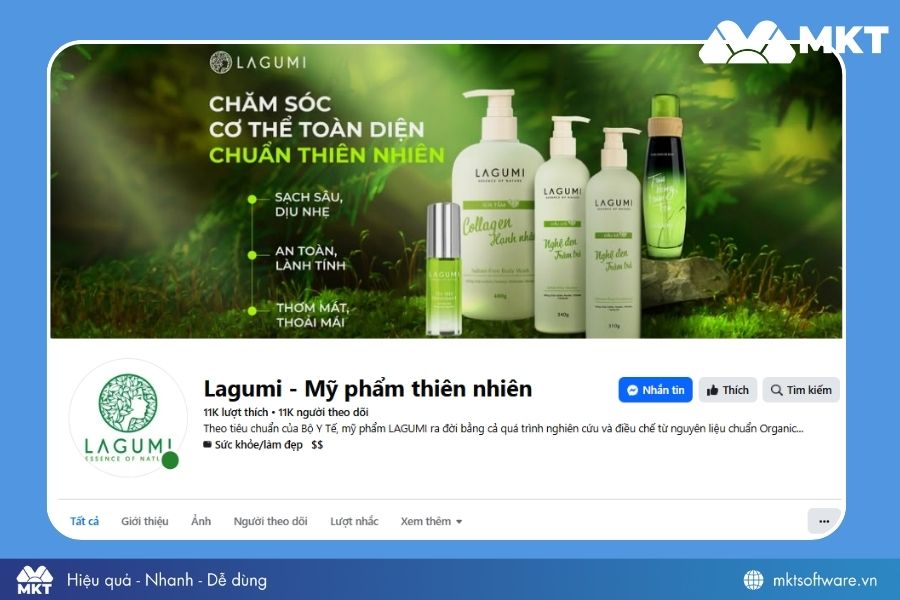 Đặt tên page thu hút