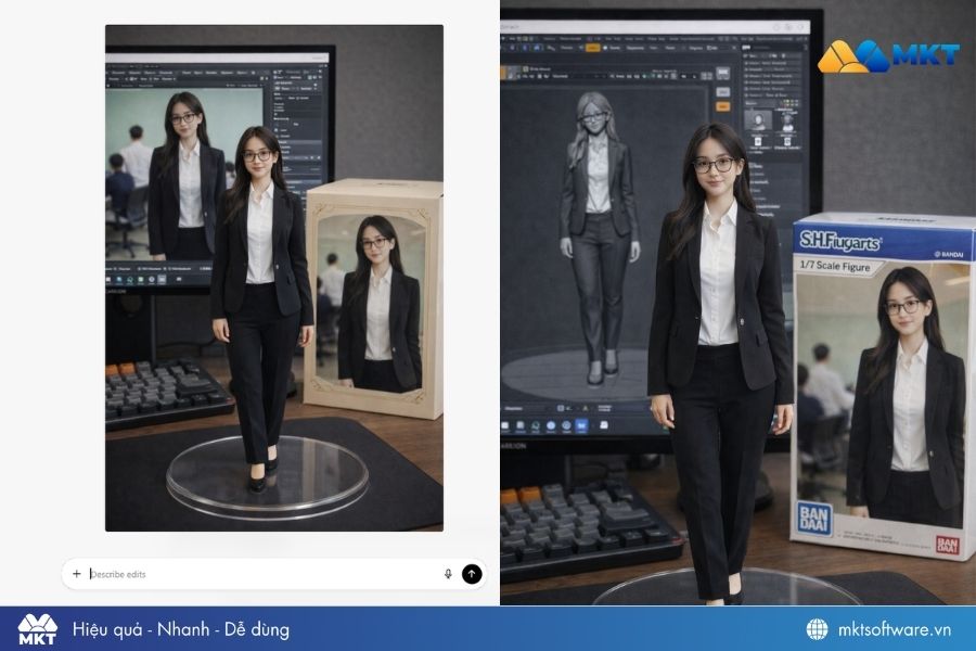 Promt Tạo ảnh ChatGPT mô hình để bàn 3D