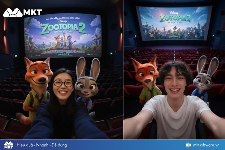 Câu lệnh ChatGPT tạo ảnh Zootopia
