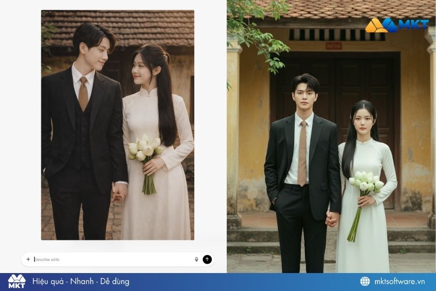 Câu lệnh ChatGPT tạo ảnh cặp đôi đẹp