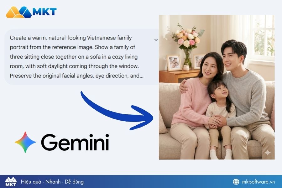 Cau lệnh tạo ảnh gia đình 3 thành viên Cau lệnh tạo ảnh gia đình 3 thành viên