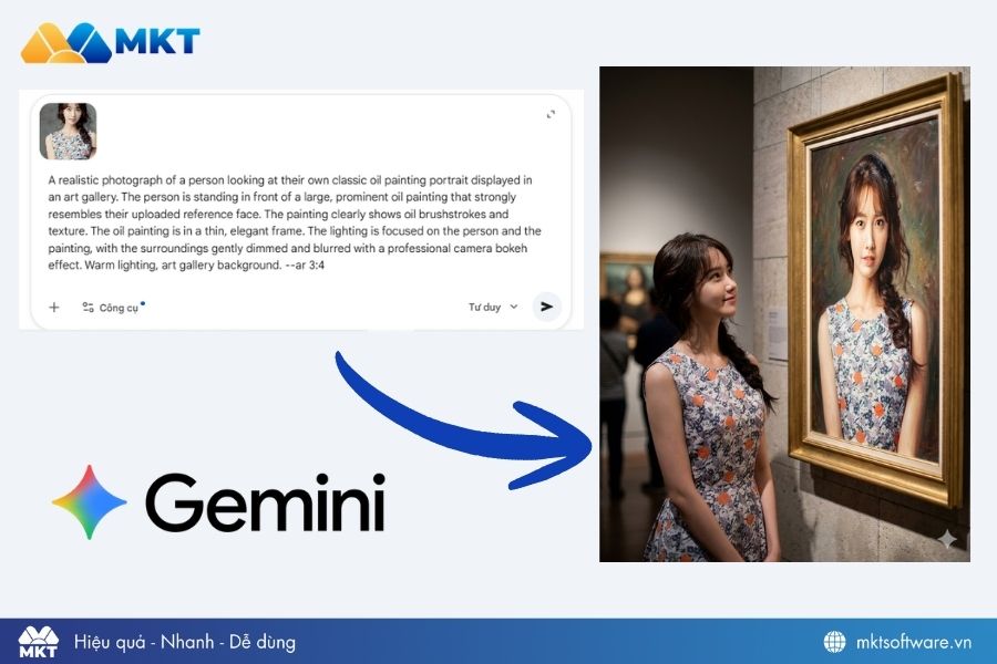 Câu lệnh Gemini ghép ảnh bảo tàng Câu lệnh Gemini ghép ảnh bảo tàng