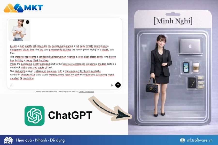 Câu lệnh tạo hộp đồ chơi 3D nghề nghiệp