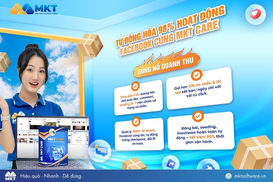 Công cụ gửi tin nhắn tự động hàng loạt MKT Care