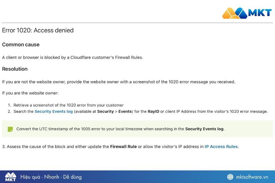 ChatGPT lỗi 1020 ChatGPT lỗi 1020