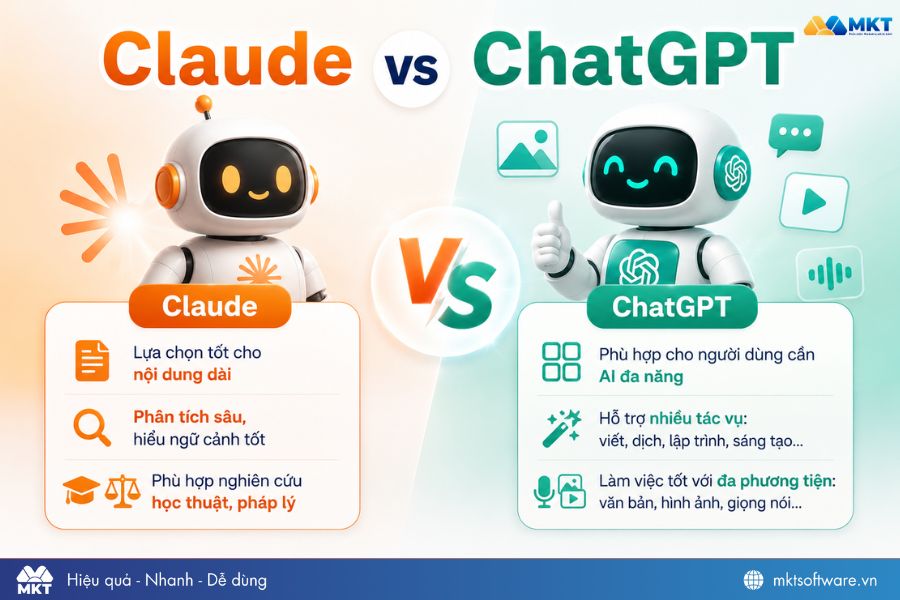 Nên dùng Claude hay ChatGPT?