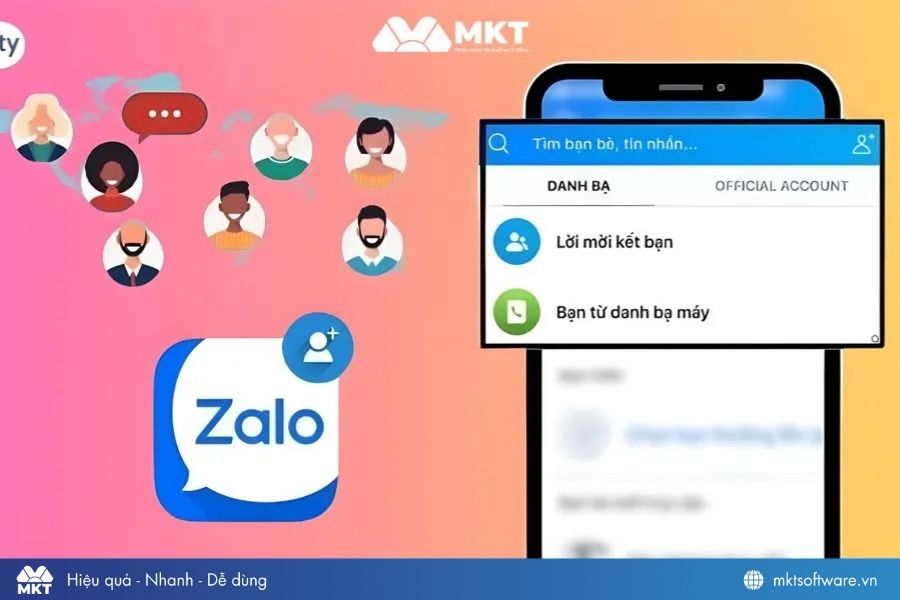 Gửi quá nhiều lời mời kết bạn Zalo trong thời gian ngắn sẽ bị Zalo chặn tạm thời