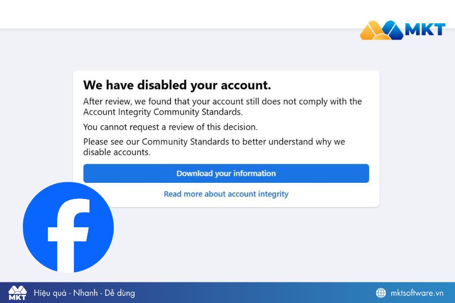 FAQ 583 vô hiệu hóa tài khoản