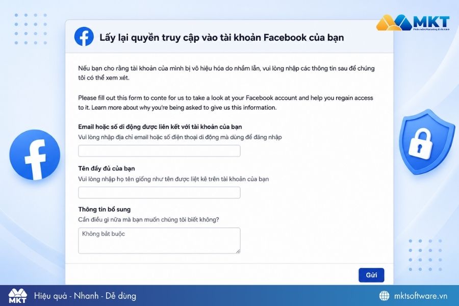 Link kháng nghị Facebook 751 Link kháng nghị Facebook 751