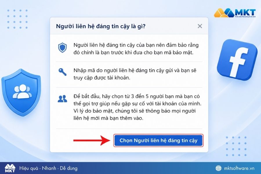Tính năng Người liên hệ đáng tin cậy Tính năng Người liên hệ đáng tin cậy
