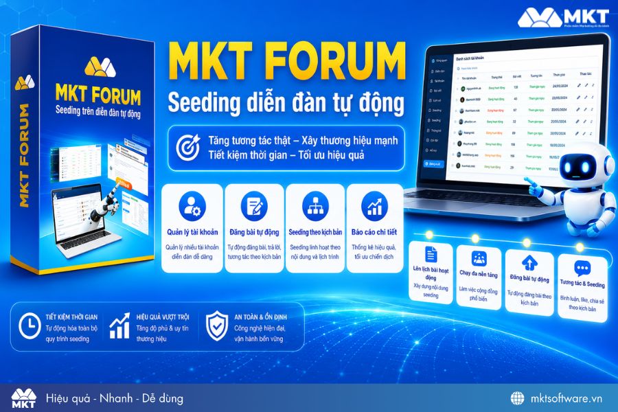MKT Forum – công cụ seeding diễn đàn tự động