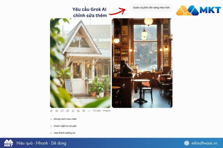 Có thể yêu cầu Grok chỉnh sửa thêm ảnh Có thể yêu cầu Grok chỉnh sửa thêm ảnh