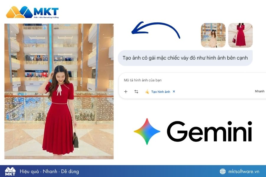 Cách ghép ảnh thời trang bằng Gemini AI