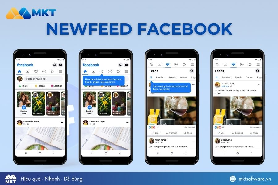 Giao diện newfeed Facebook Giao diện newfeed Facebook