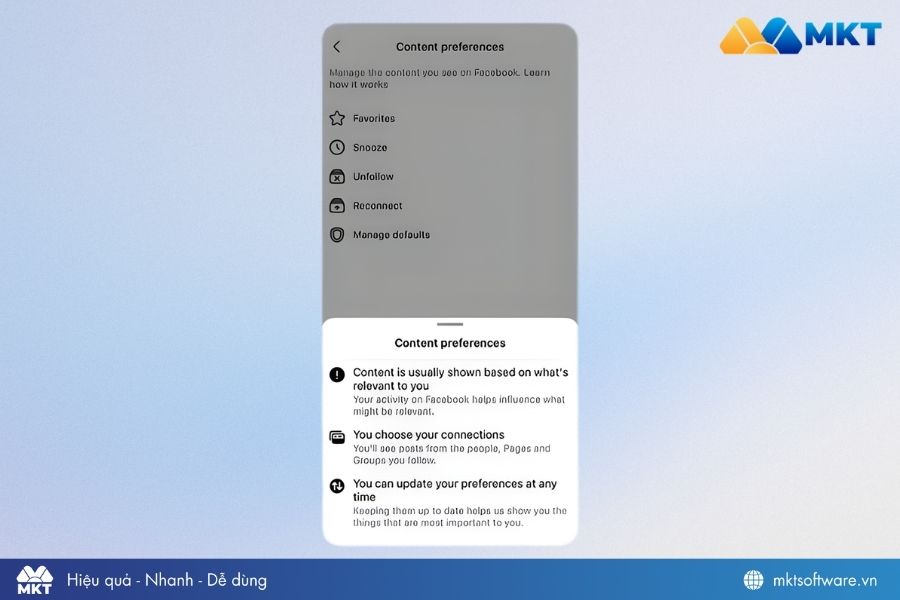 Tùy chỉnh nội dung lướt newfeed Facebook Tùy chỉnh nội dung lướt newfeed Facebook