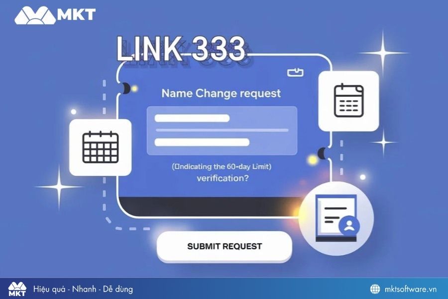 Đổi tên Facebook bằng Link 333