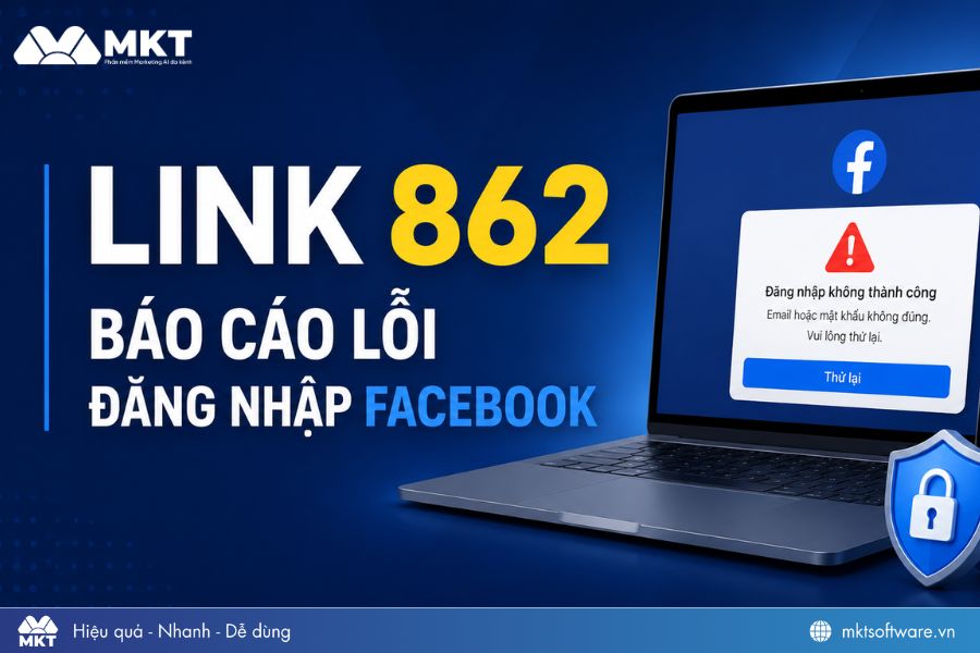 Link 862 báo cáo lỗi đăng nhập Facebook