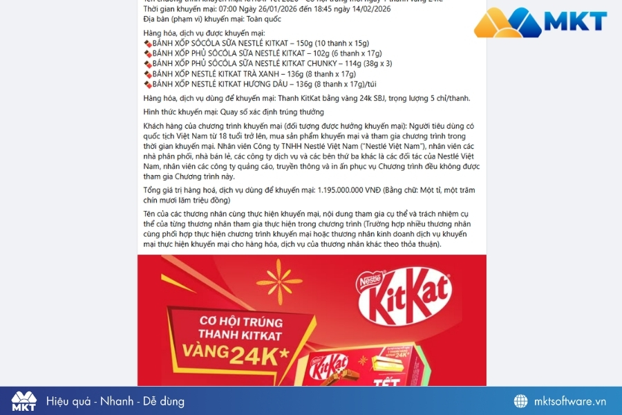 Mẫu thông báo chương trình khuyến mại dịp lễ, Tết Mẫu thông báo chương trình khuyến mại dịp lễ, Tết