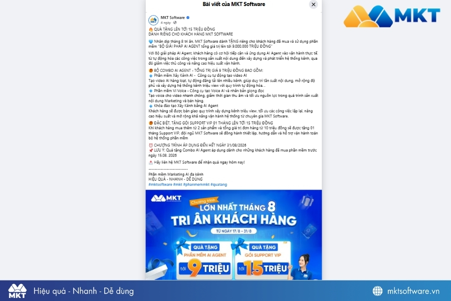 Mẫu thông báo chương trình khuyến mại tri ân khách hàng Mẫu thông báo chương trình khuyến mại tri ân khách hàng