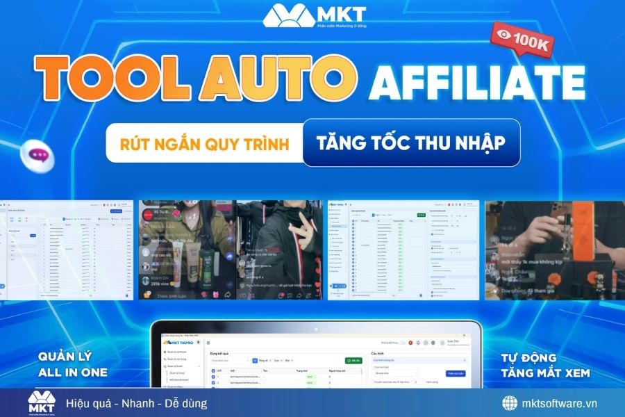 MKT TikPro - Tool auto Affiliate