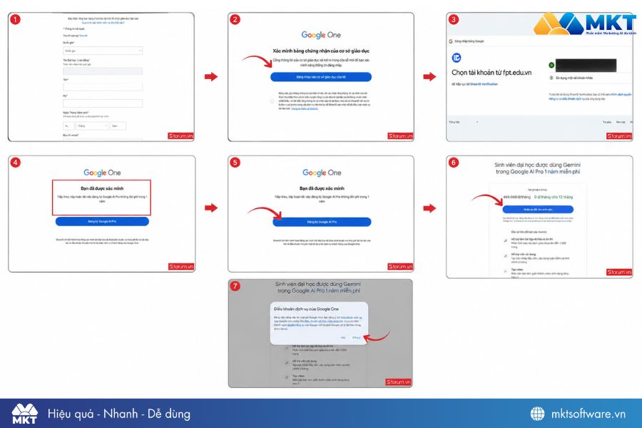 Nhập các thông tin Google Gemini yêu cầu