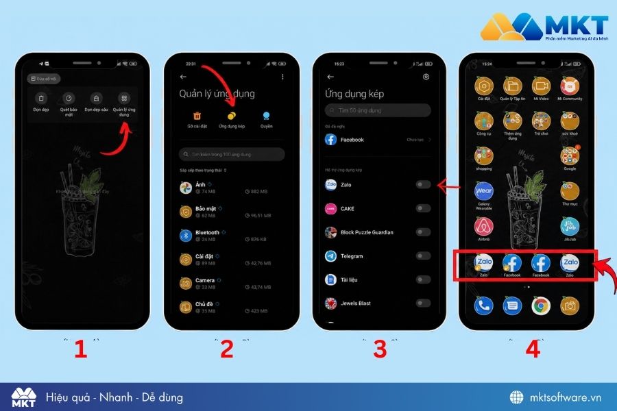 Cách nhân bản ứng dụng trên Xiaomi Cách nhân bản ứng dụng trên Xiaomi