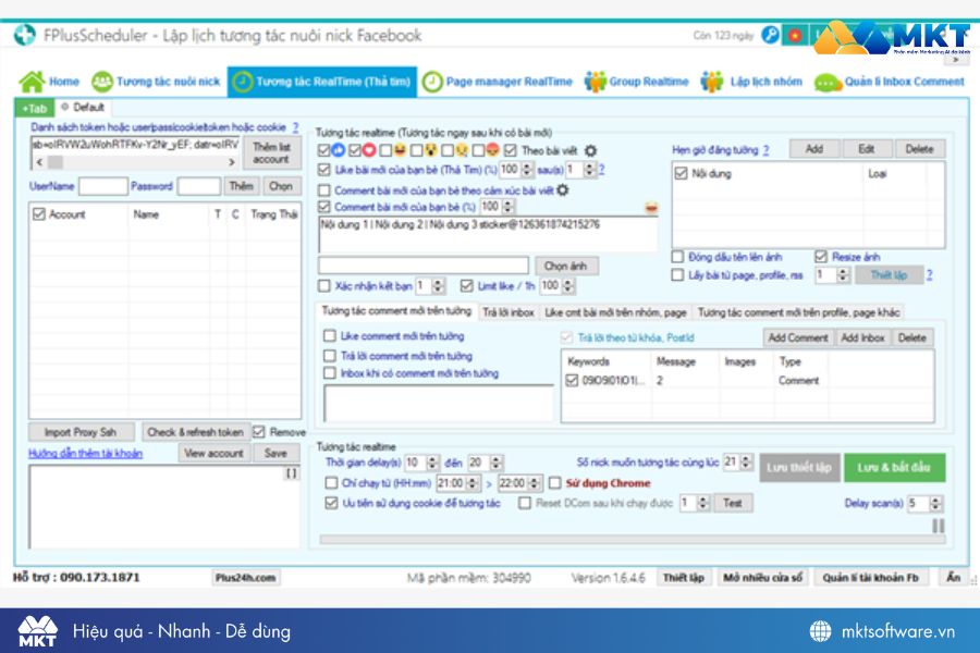 Phần mềm marketing Facebook FPlus