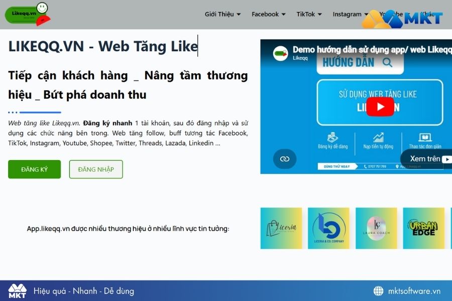 Phần mềm tăng follow TikTok Likeqq.vn