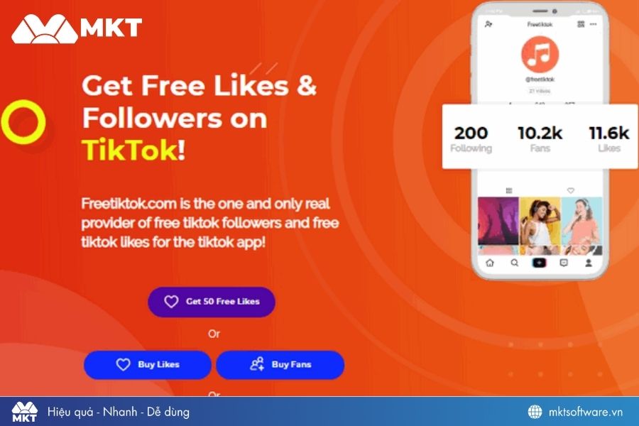 Phần mềm tăng follow TikTok Free TikTok