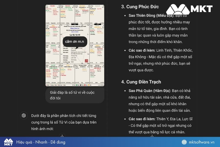 Prompt ChatGPT xem tử vi