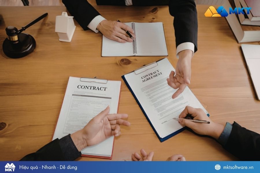 Ký hợp đồng và chốt đơn hàng