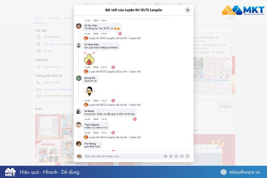 Seeding comment Facebook tạo thảo luận Seeding comment Facebook tạo thảo luận