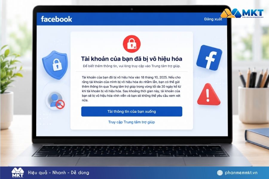 Nguyên nhân tài khoản Facebook bị vô hiệu hóa Nguyên nhân tài khoản Facebook bị vô hiệu hóa