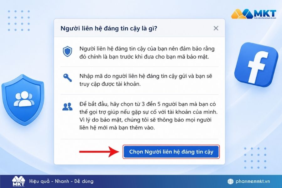Tính năng Người liên hệ đáng tin cậy Tính năng Người liên hệ đáng tin cậy