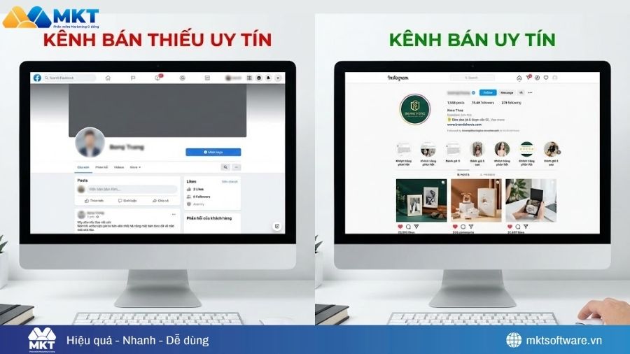 Nguyên nhân bán hàng online không ai mua là do kênh bán thiếu uy tín