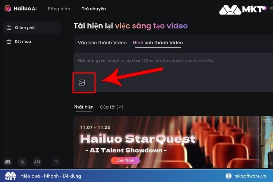 Tải ảnh từ máy tính lên 