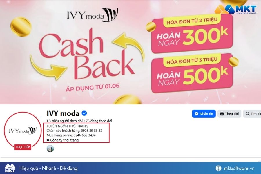 Mẫu tiểu sử Facebook bán hàng ngành thời trang