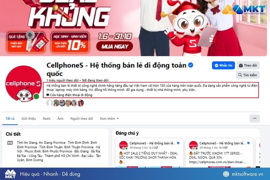 Tối ưu tiểu sử FB bán hàng online tăng tỷ lệ chuyển đổi 
