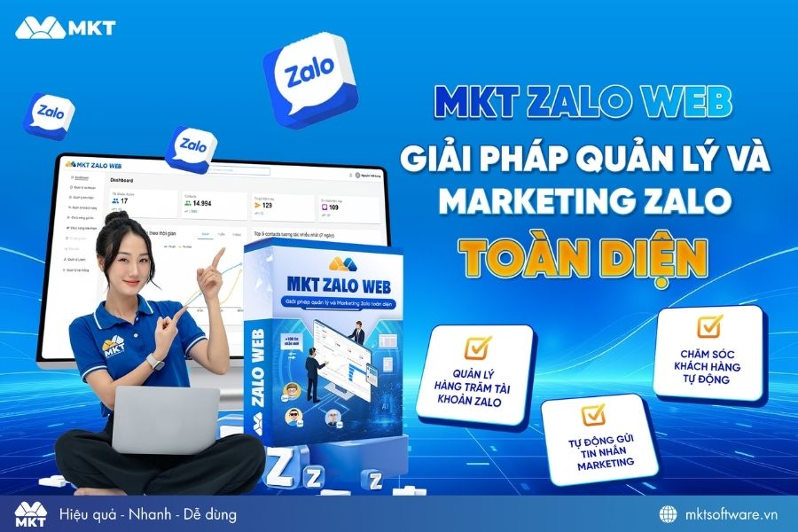 Phần mềm MKT Zalo Web