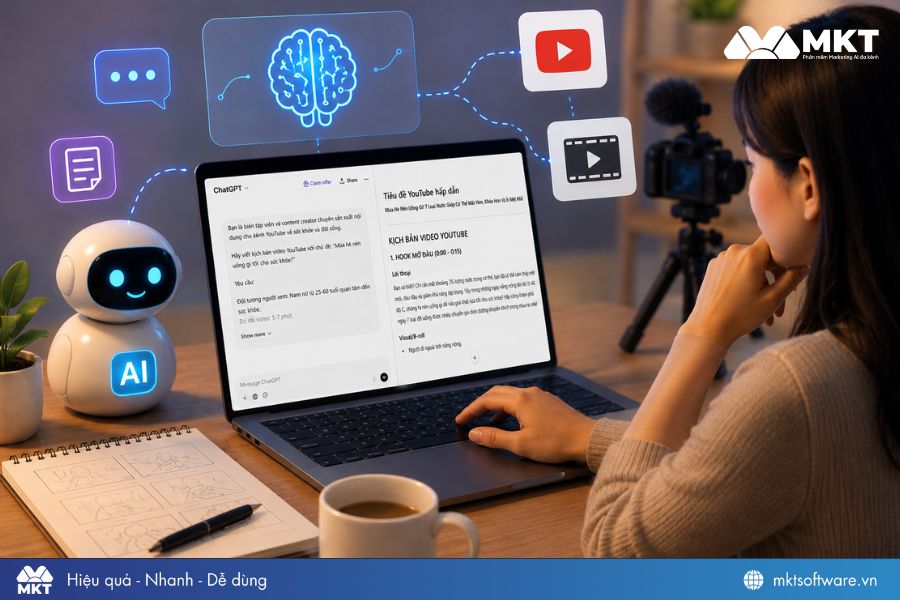 Viết kịch bản bằng AI