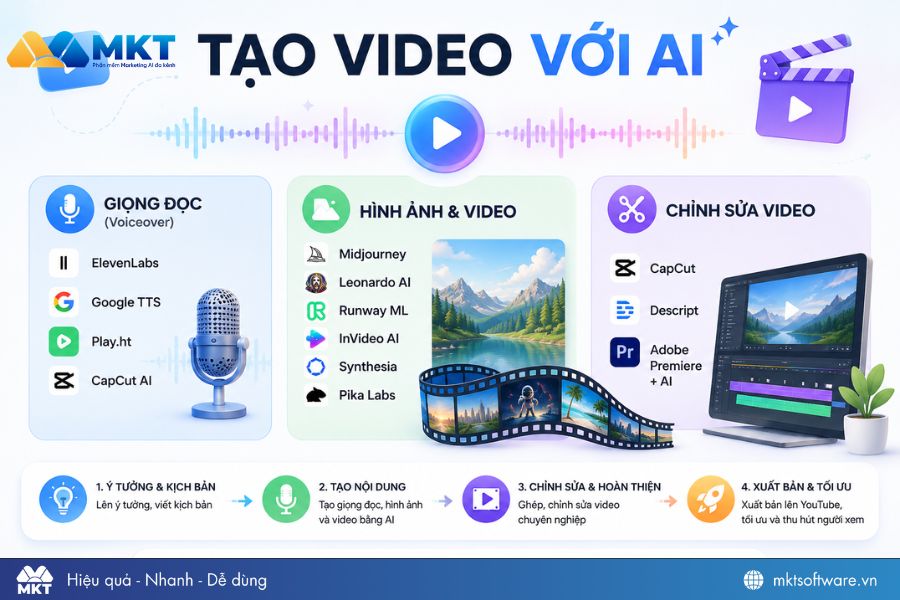 Tạo video với các công cụ AI