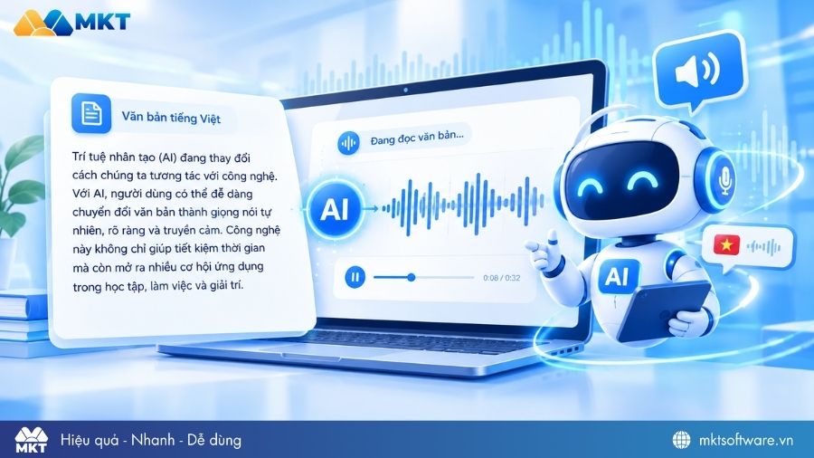 AI đọc văn bản tiếng Việt hay AI đọc văn bản tiếng Việt hay