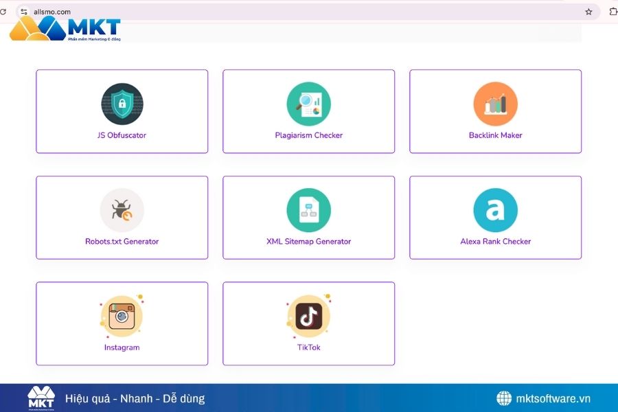 Phần mềm tăng view TikTok - all SMO Tools