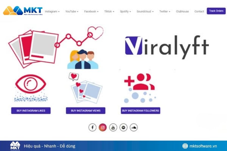 Công cụ tăng view TikTok - Viralyft
