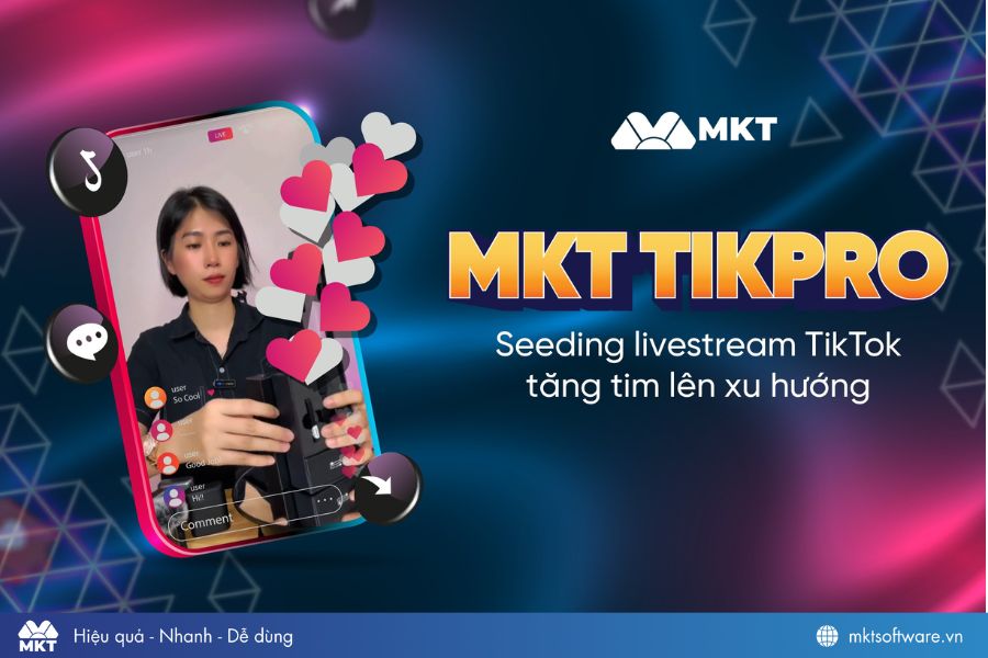 App tăng view Tiktok miễn phí - MKT Tikpro