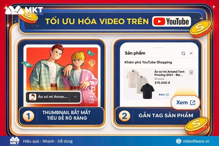 Tối ưu video muốn gắn link affiliate trên YouTube