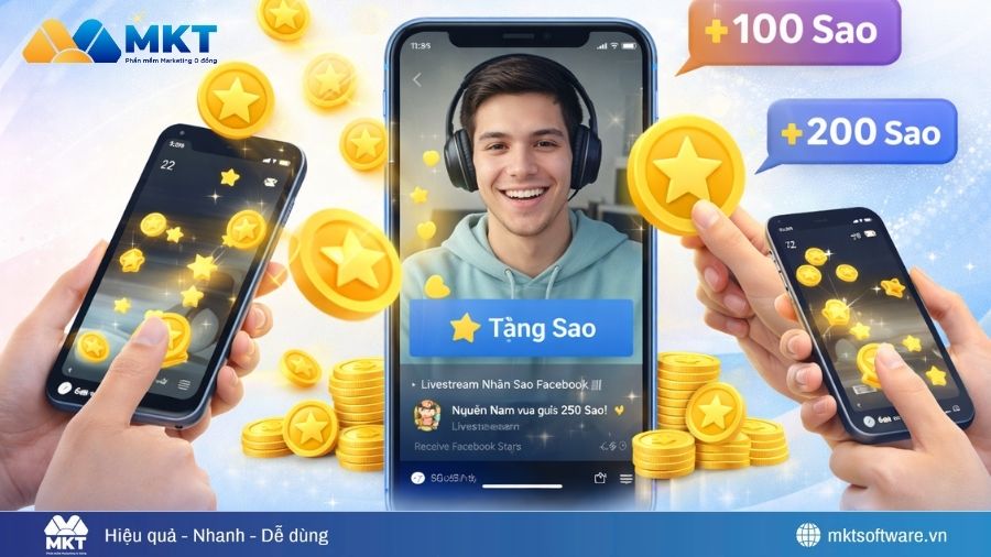Nhận sao Facebook là cách kiếm tiền trên Facebook bằng video cực hiệu quả