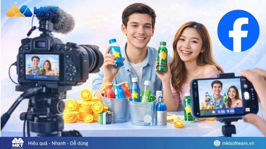 Hợp tác với nhãn hàng để kiếm tiền trên Facebook qua video