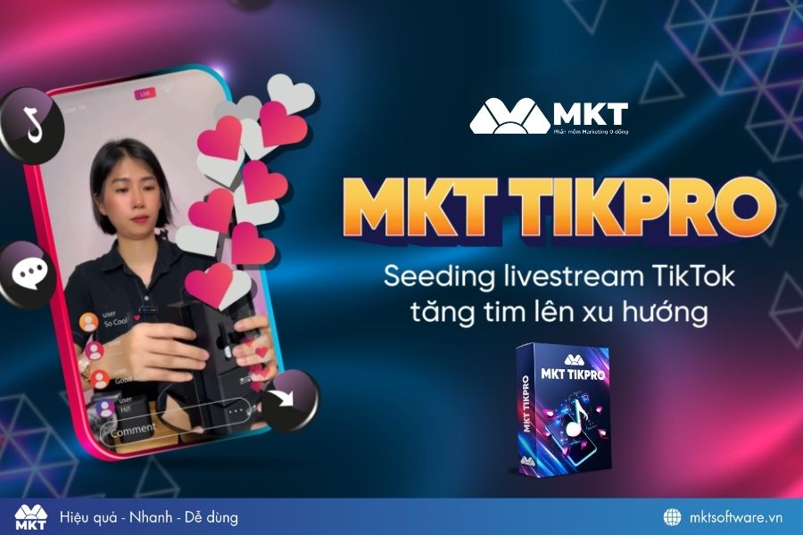 Tool buff tim TikTok MKT TikPro